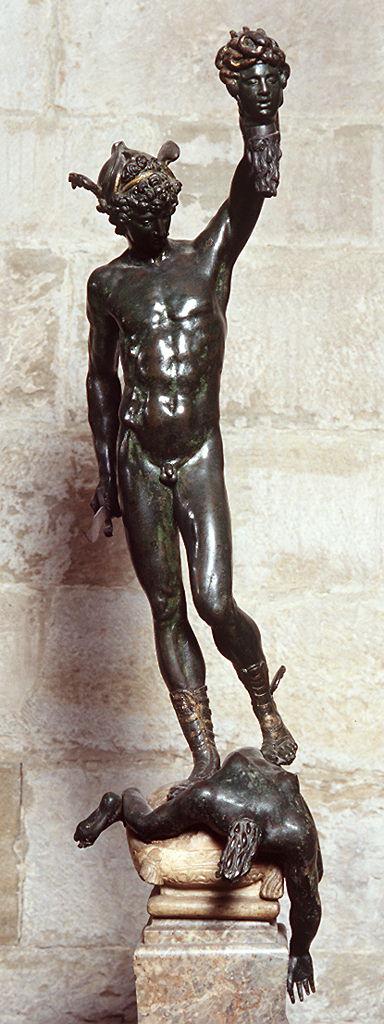 Benvenuto Cellini, Model for Perseus with the Head of Medusa (1545-1549; bronze; Florence, Museo Nazionale del Bargello)