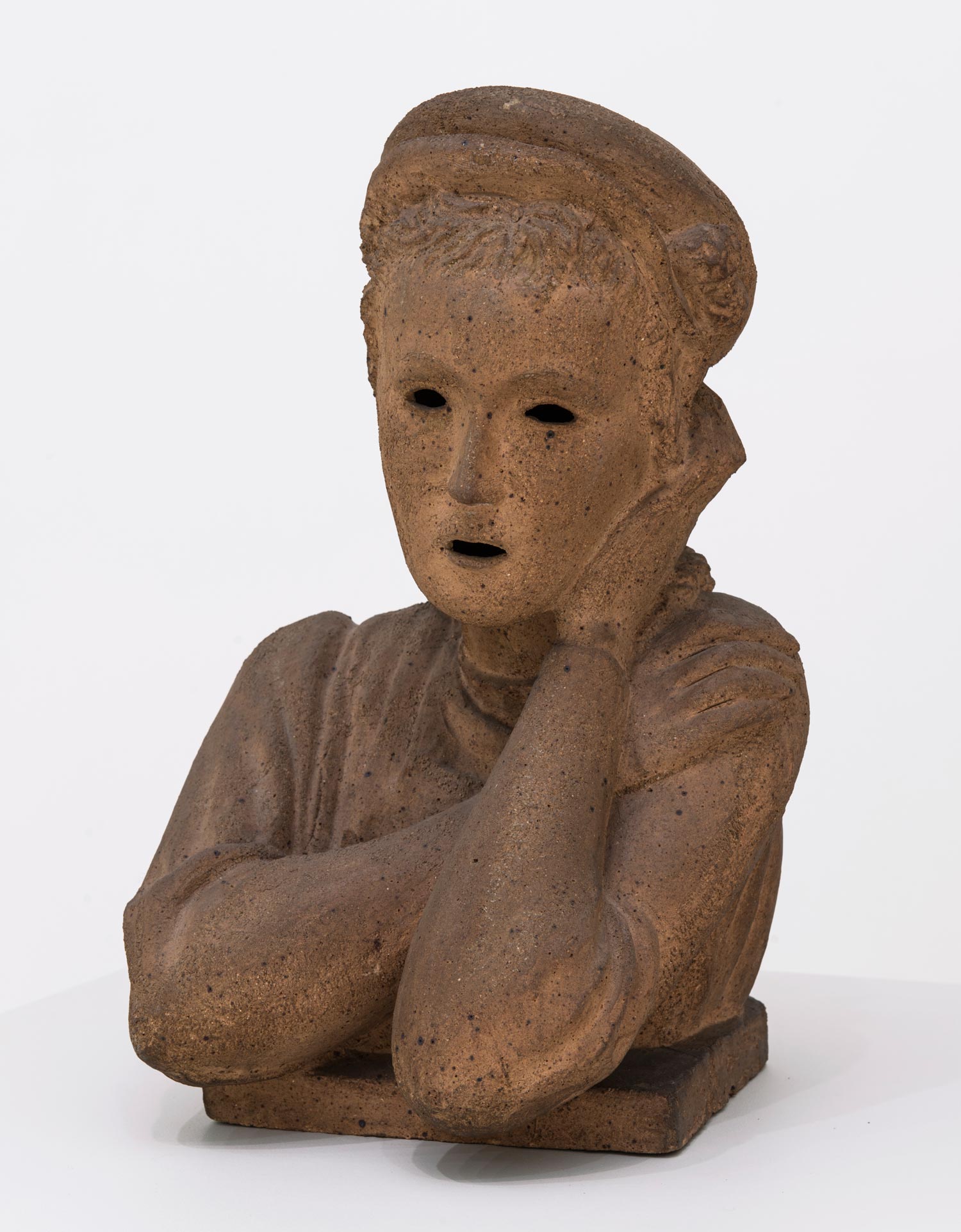 Arturo Martini, Nena (c. 1930; mold refractory earth, 46 x 32 x 30 cm; Savona, Museo della Ceramica, Fondazione De Mari Collection). Photo: Fulvio Rosso