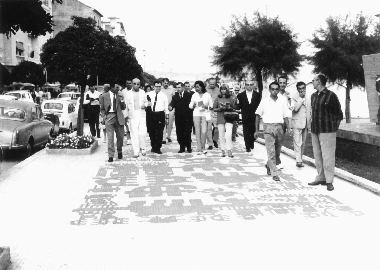 August 10, 1963, inauguration of the artists' promenade