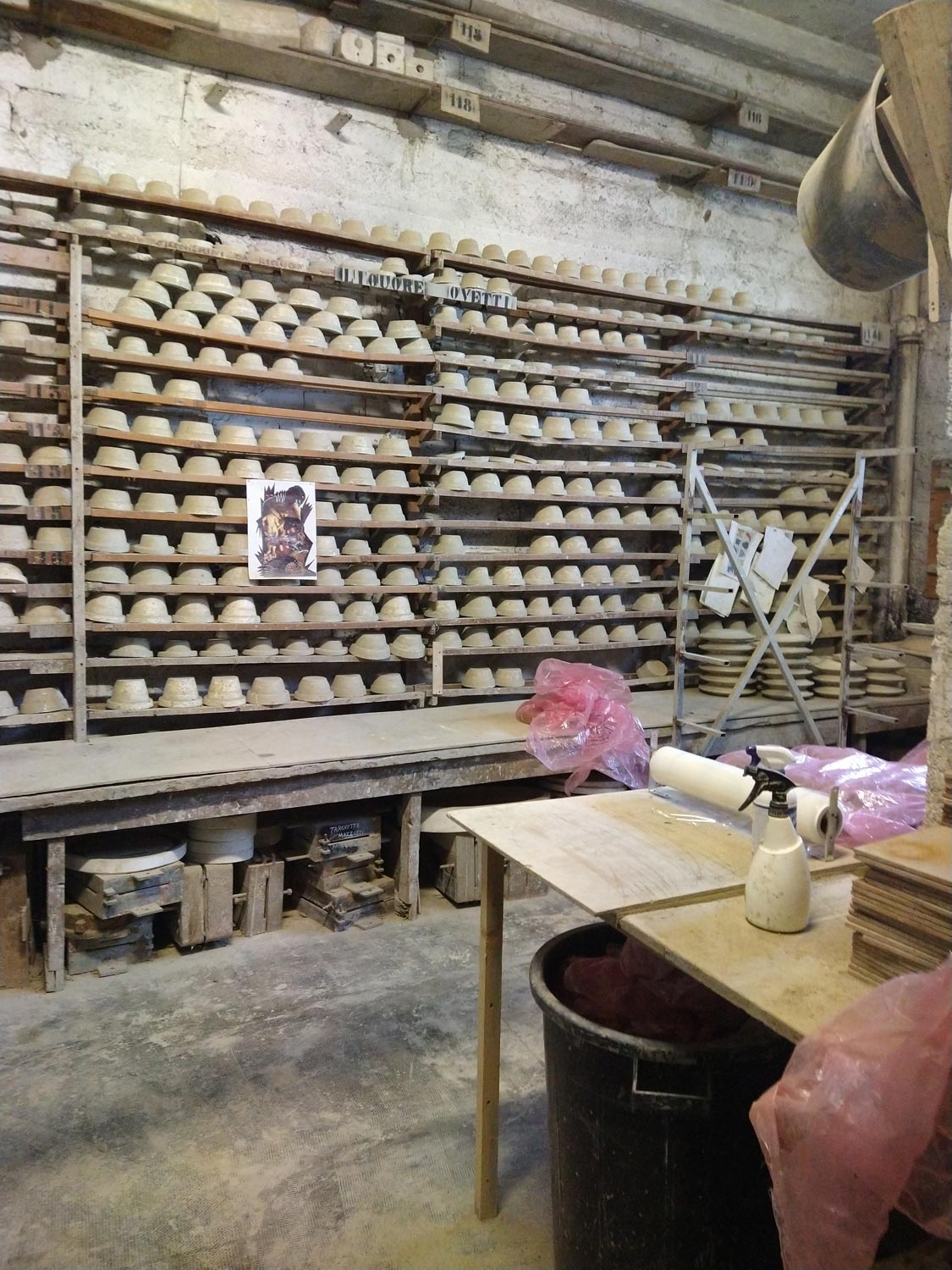 The workshop of Giuseppe Mazzotti Pottery 1903