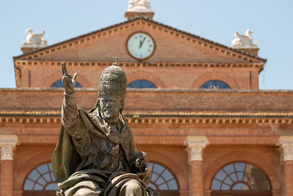 The statue of Paul V by Nicolas Cordier