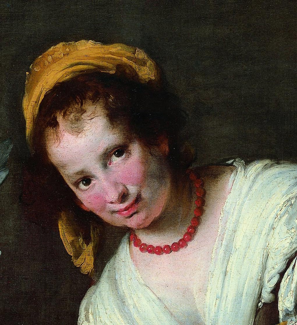 Bernardo Strozzi, The Cook, facial detail