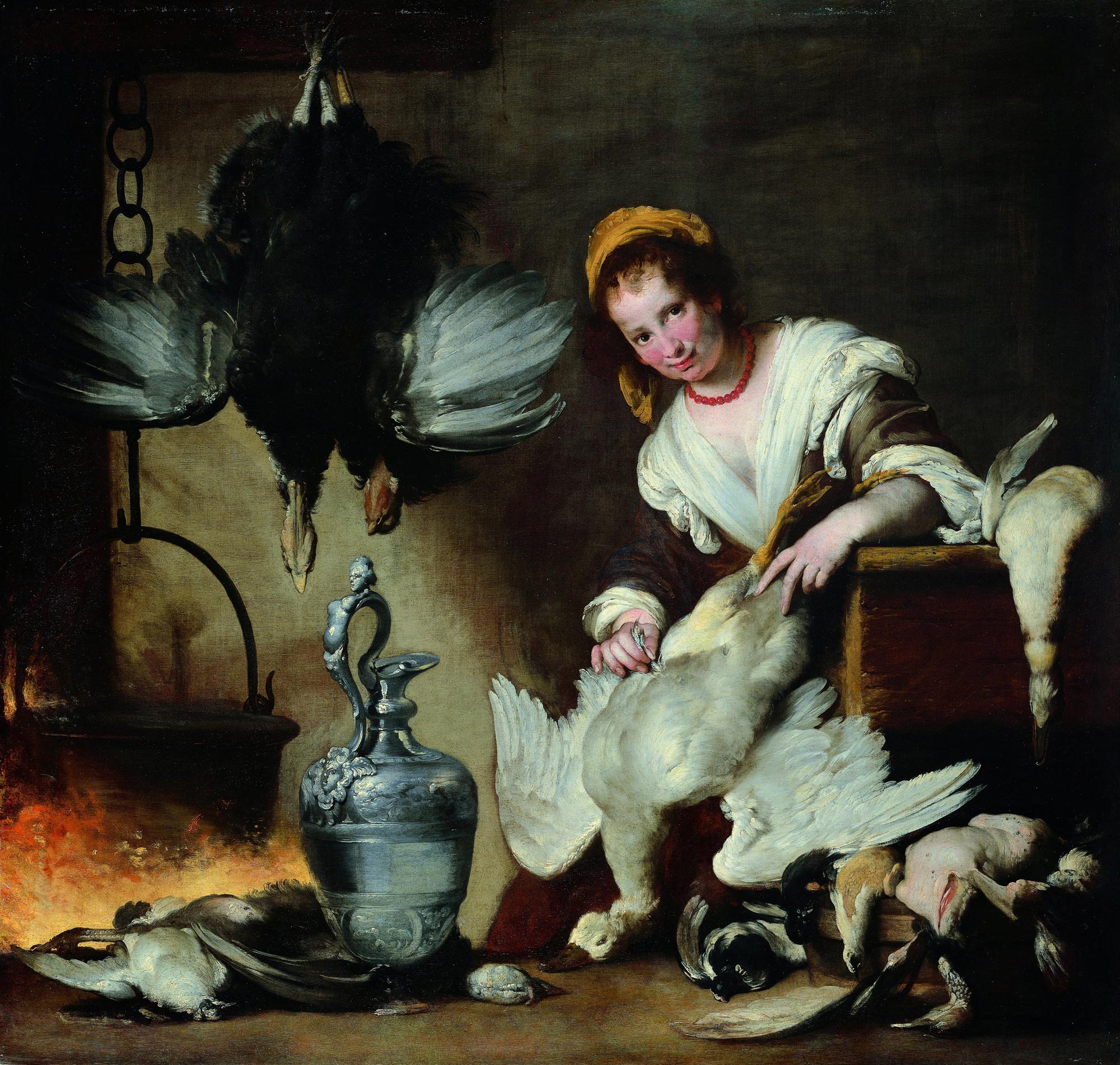 Bernardo Strozzi, The Cook (c. 1625; oil on canvas, 176 x 185 cm; Genoa, Musei di Strada Nuova - Palazzo Rosso)