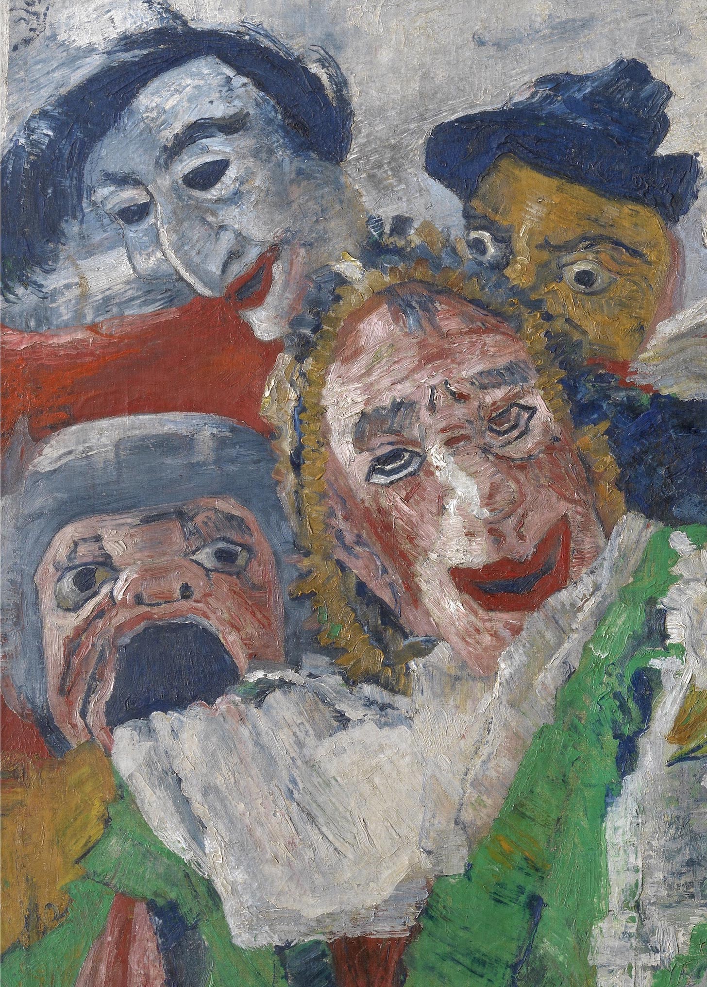 James Ensor, L'intrigo, dettaglio