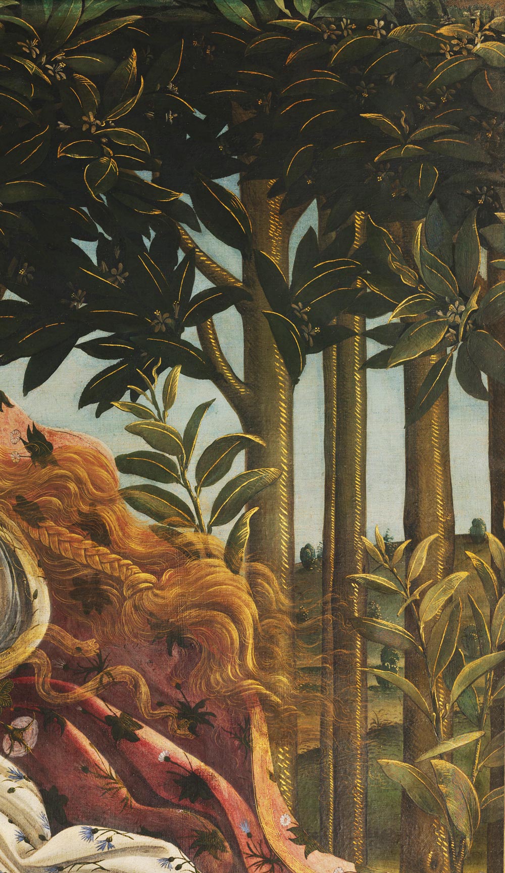 Sandro Botticelli, Birth of Venus, the orange