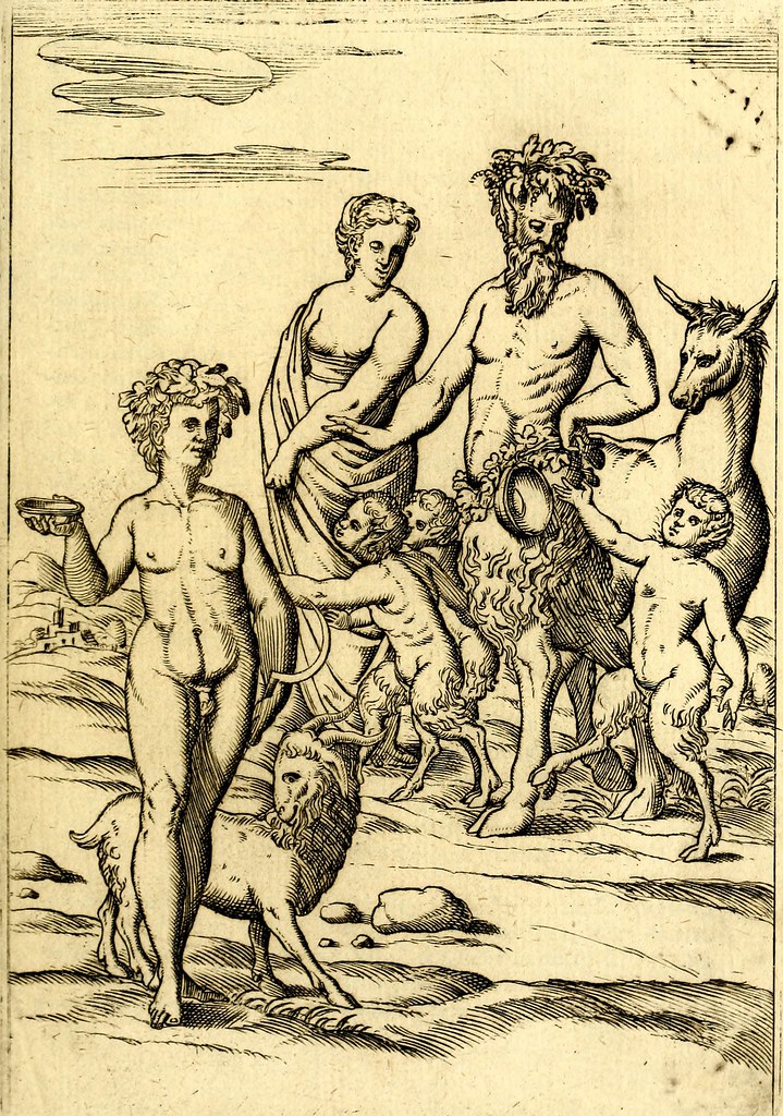 Bolognino Zaltieri, Bacchus, published in Vincenzo Cartari, Le imagini de i dei de gli antichi (1592)