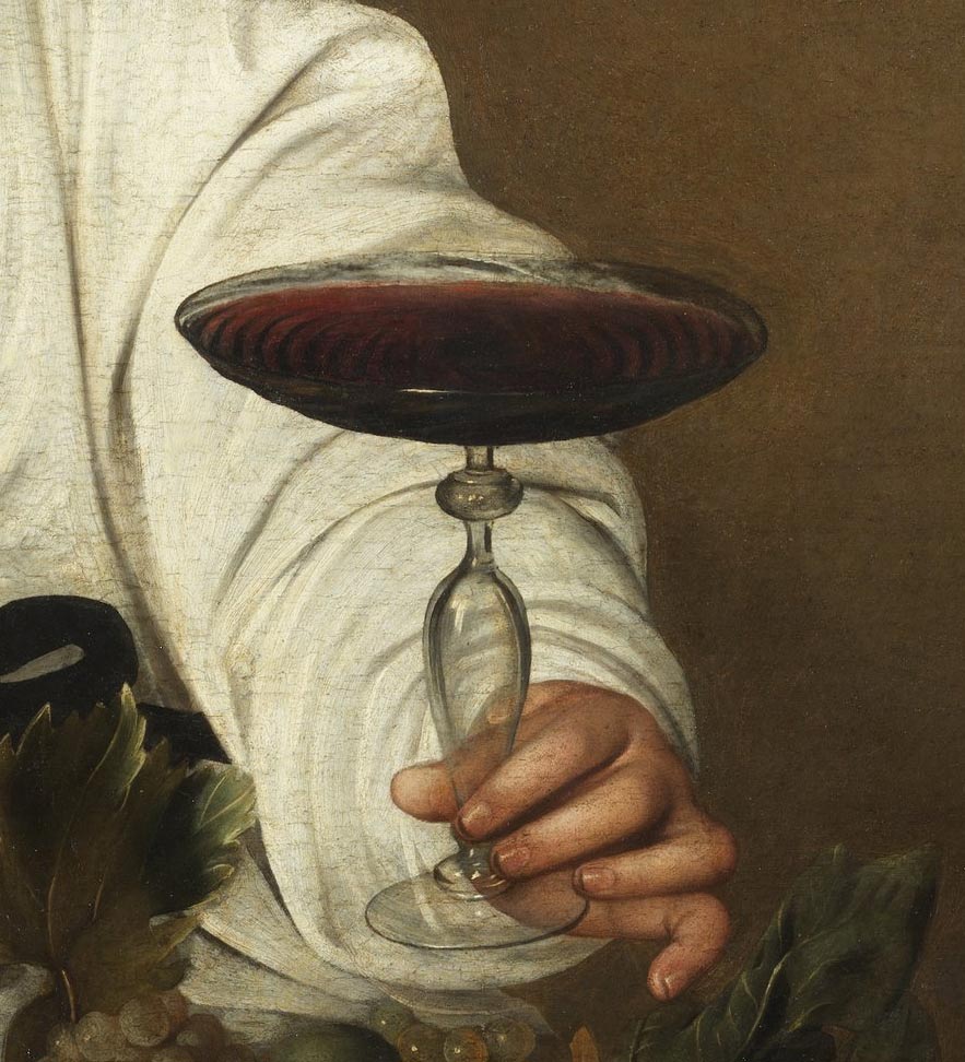 The wine cup and the hand