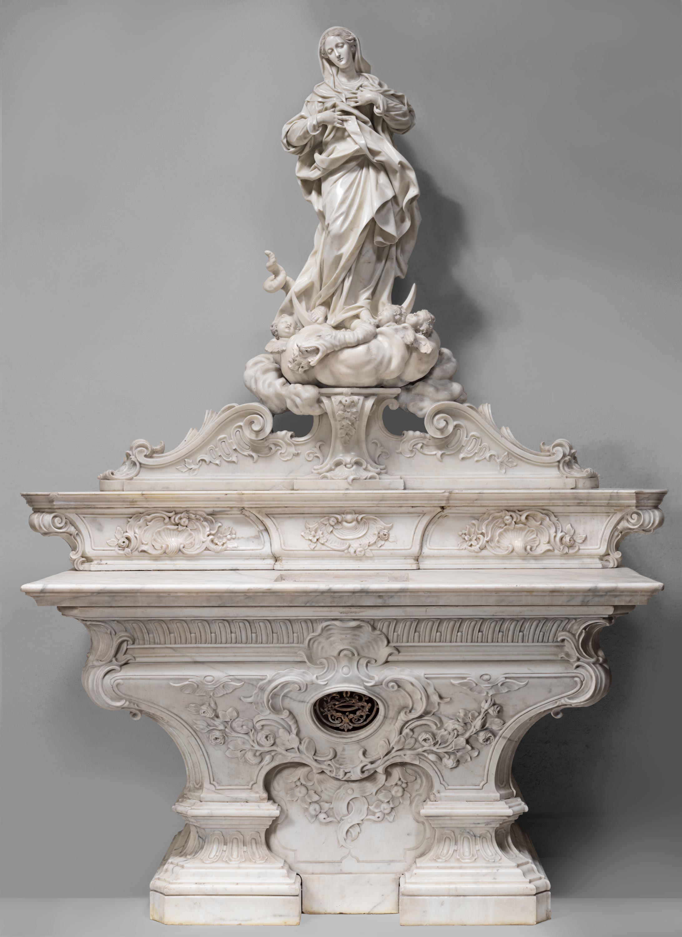 Francesco Maria Schiaffino, Immacolata Concezione (1753-1756; marmo statuario di Carrara; Genova, già palazzo Lomellini Ponzone)
 Francesco Maria Schiaffino, Immacolata Concezione (1753-1756; marmo statuario di Carrara; Genova, già palazzo Lomellini Ponzone)