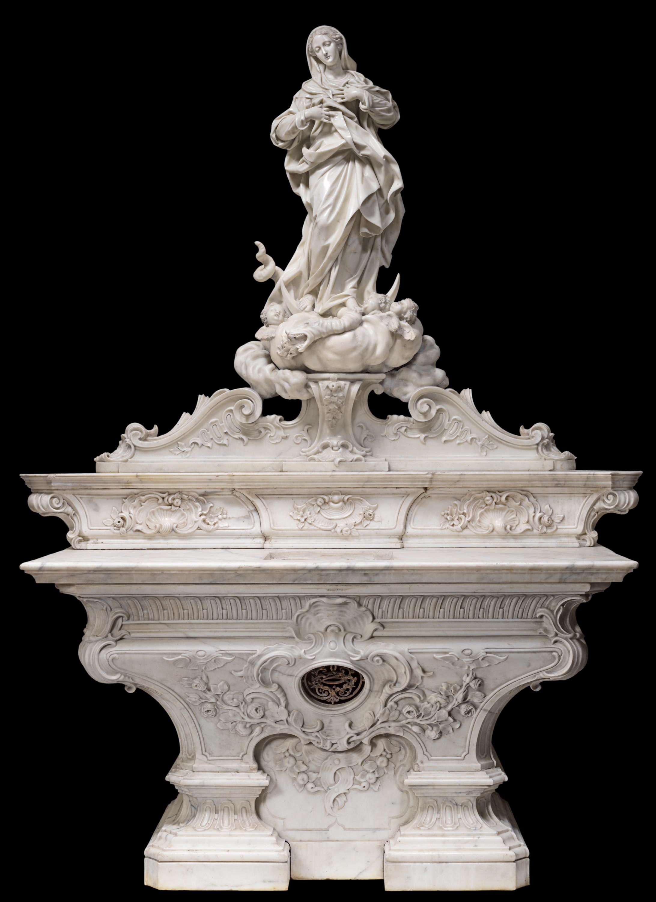 Francesco Maria Schiaffino, Immacolata Concezione (1753-1756; marmo statuario di Carrara; Genova, già palazzo Lomellini Ponzone)
 Francesco Maria Schiaffino, Immacolata Concezione (1753-1756; marmo statuario di Carrara; Genova, già palazzo Lomellini Ponzone)