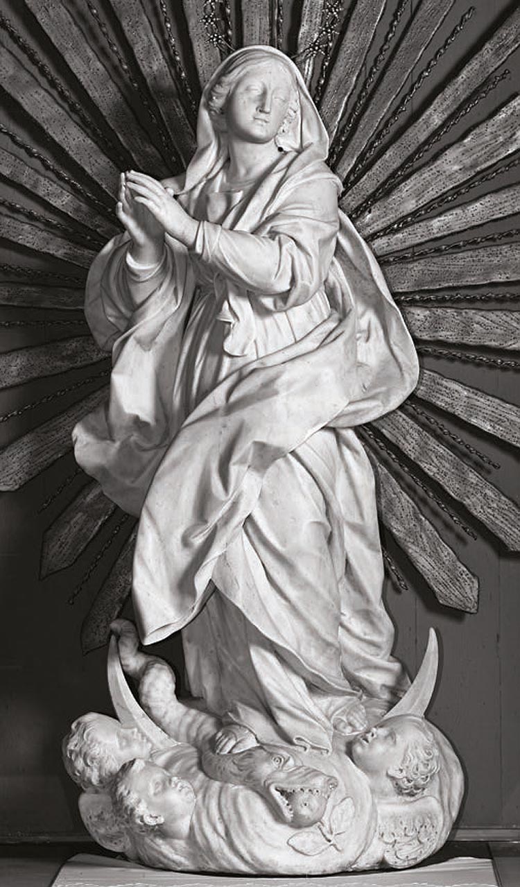 Francesco Maria Schiaffino, Immacolata Concezione (1735-1740 circa; marmo; Genova, Chiesa del Redentore)
 Francesco Maria Schiaffino, Immacolata Concezione (1735-1740 circa; marmo; Genova, Chiesa del Redentore)