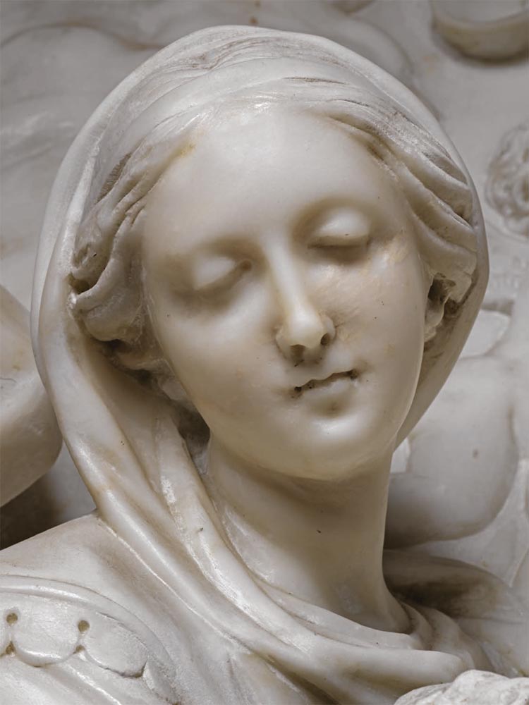Francesco Maria Schiaffino, Adorazione dei pastori, dettaglio (1762; marmo; Genova, Chiesa delle Scuole Pie)
 Francesco Maria Schiaffino, Adorazione dei pastori, dettaglio (1762; marmo; Genova, Chiesa delle Scuole Pie)
