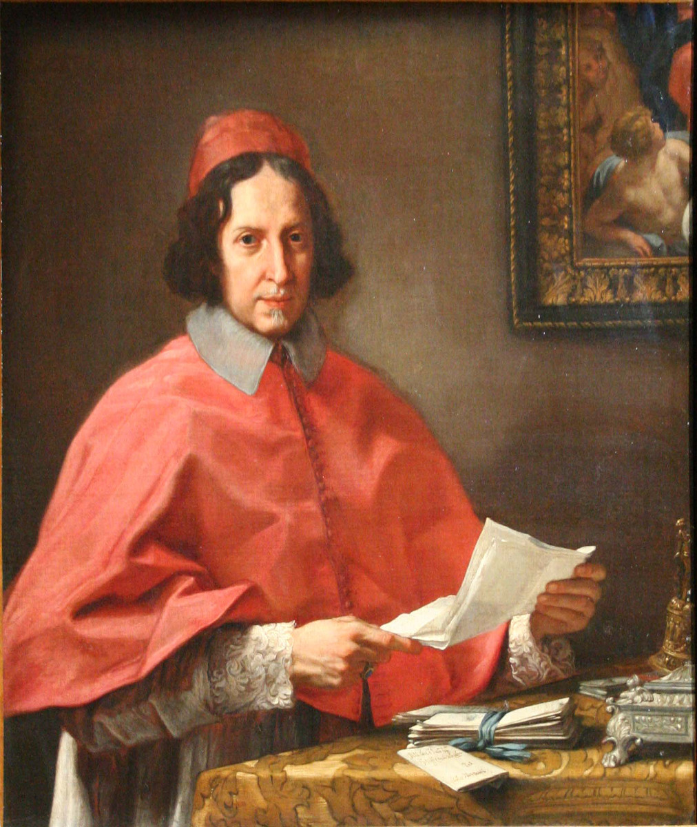 Carlo Maratta, Portrait of Cardinal Alderano Cybo (1687; oil on canvas, 103.5 x 94.5 cm; Marseille, Musée des Beaux-Arts)