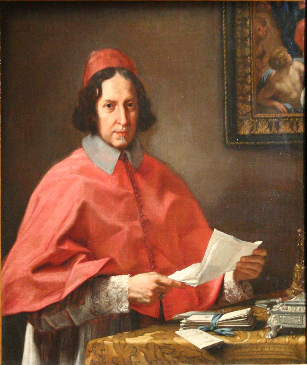 Carlo Maratta, Portrait du cardinal Alderano Cybo (1687 ; huile sur toile, 103,5 x 94,5 cm ; Marseille, musée des Beaux-Arts)