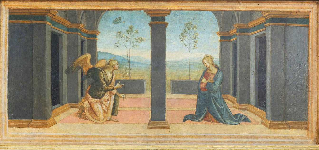 Predella: Annunciation