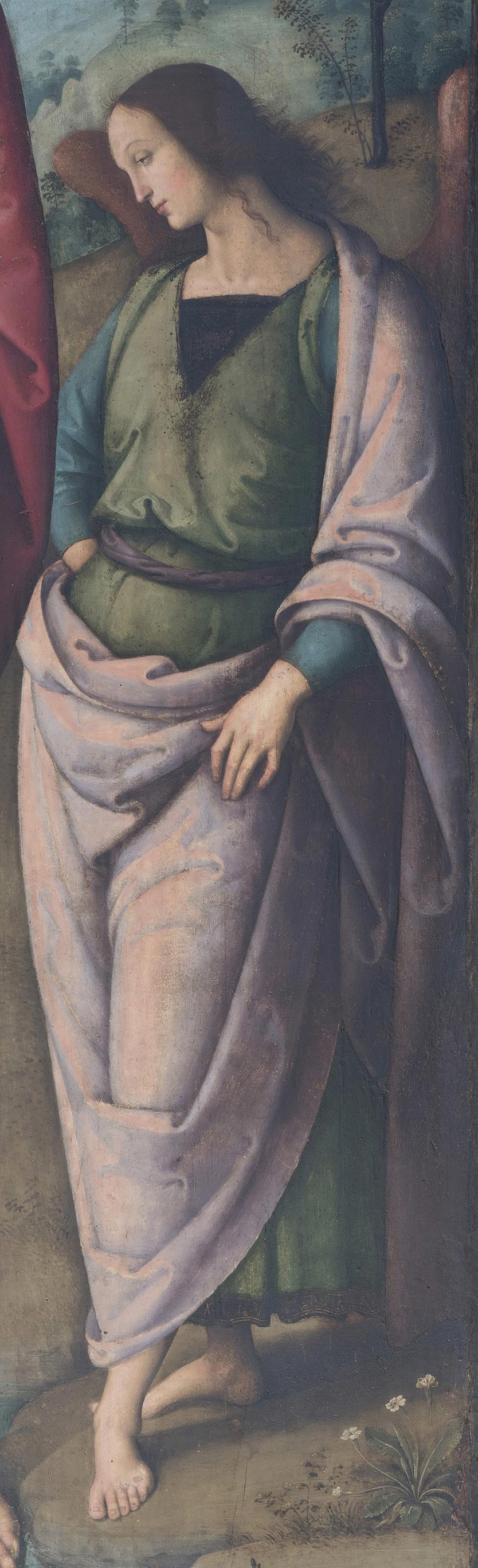 L'angelo di destra