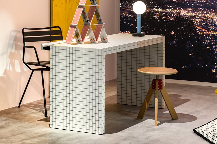 Quaderna series table. Photo: Zanotta