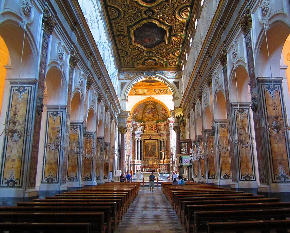 Interior of Amalfi Cathedral. Photo: Luca Aless