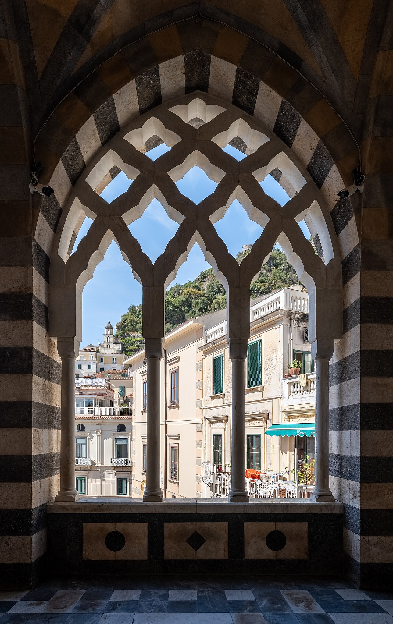 One of the porch windows. Photo: julesvernex2.com