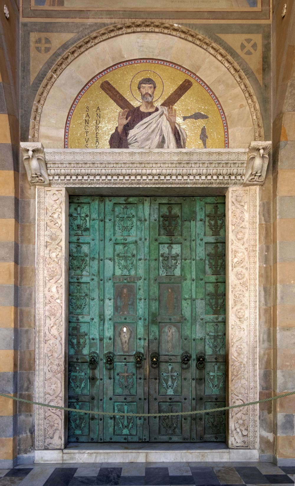 The portal of the Amalfi Cathedral. Photo: Berthold Werner