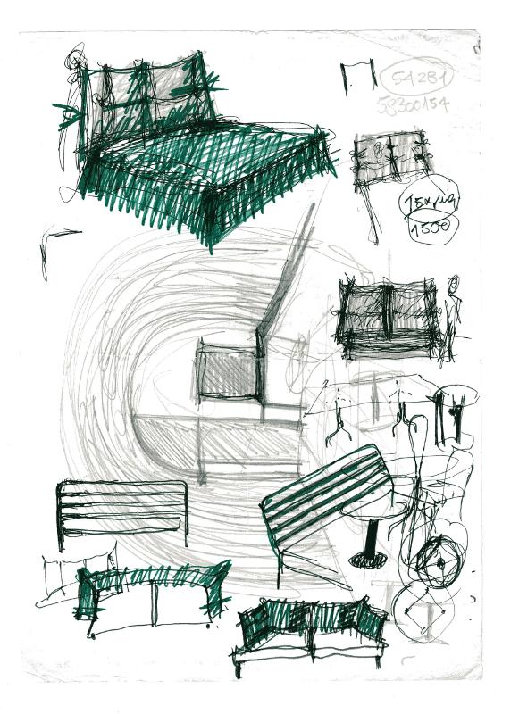 Vico Magistretti, Design for Nathalie (1978). Photo: Vico Magistretti Archive