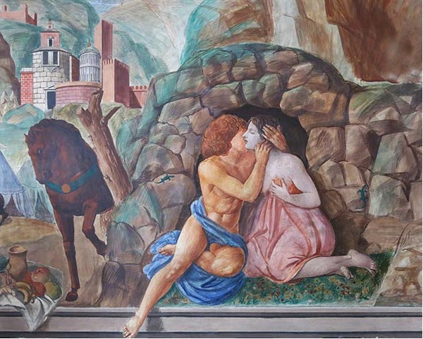 Medoro e Angelica, dal ciclo murale dell'Arengo in Ferrara (1934 - 1938)