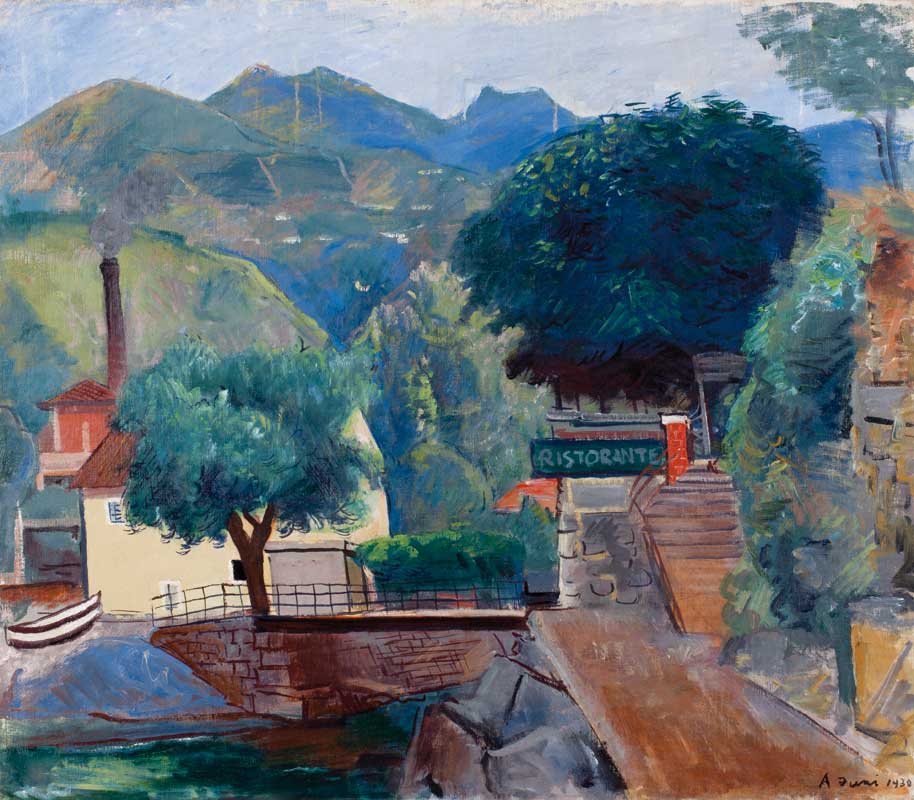 Paesaggio (1930; olio su tela; Ferrara, Museo d'arte moderna)