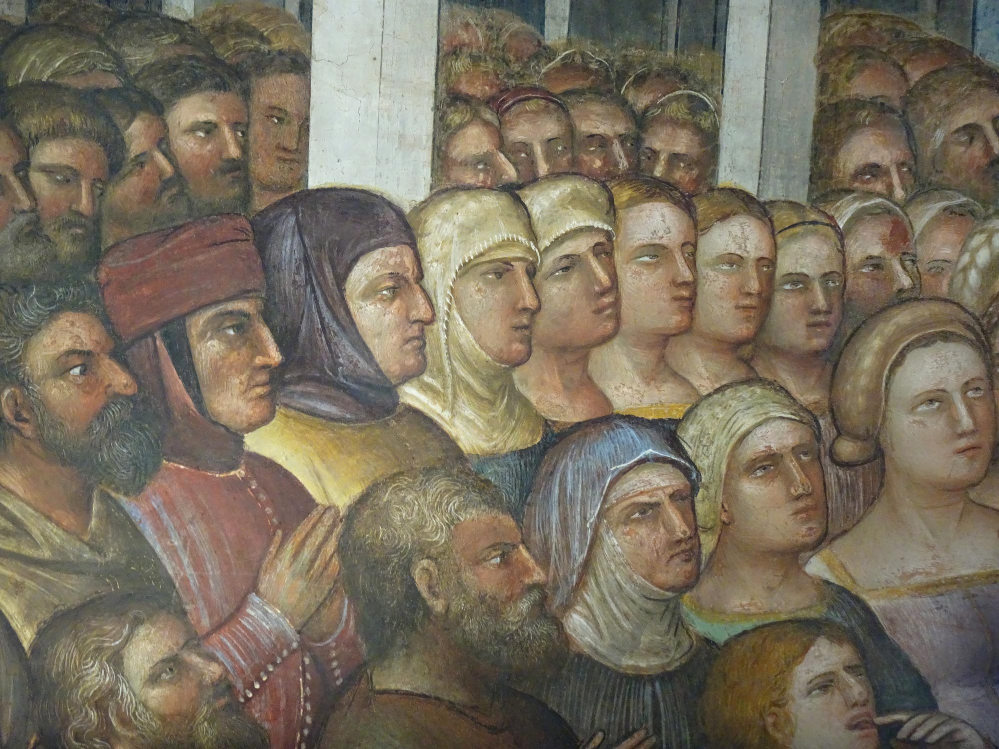 Detail of the frescoes