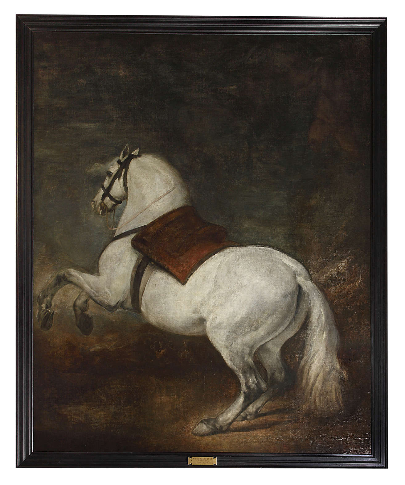 Diego Velázquez, White Horse (1634-1638; oil on canvas, 310 x 246 cm; Madrid, Royal Collections Gallery)