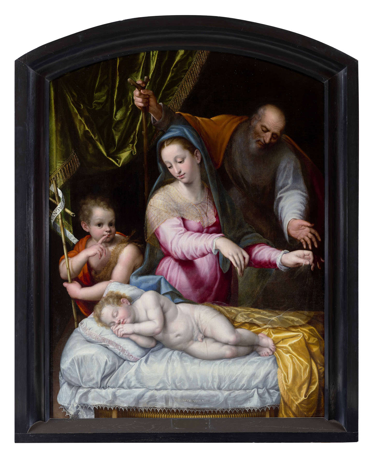 Lavinia Fontana, Holy Family with St. John (1589; oil on canvas, 167 x 124.8 cm; Madrid, Royal Collections Gallery)