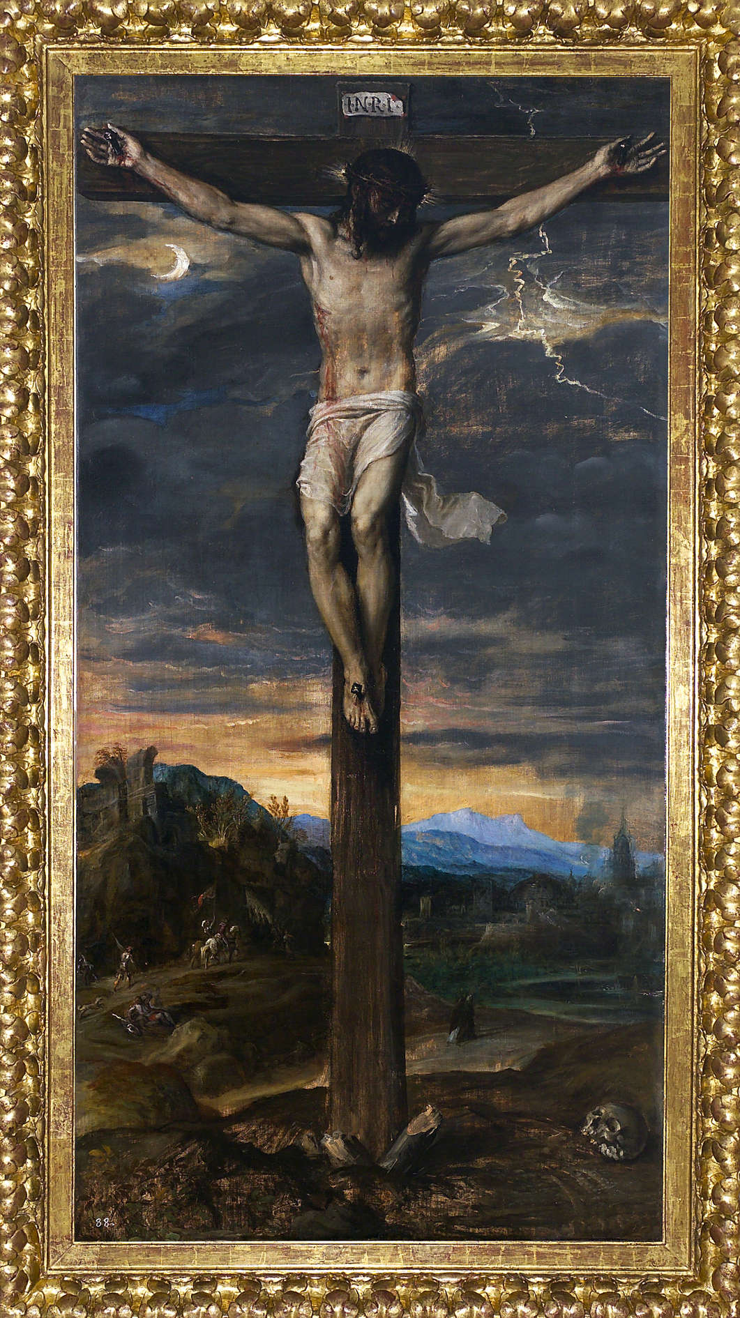 Titian, Christ Crucified (c. 1565; oil on canvas, 219 x 111 cm; Madrid, Royal Collections Gallery)