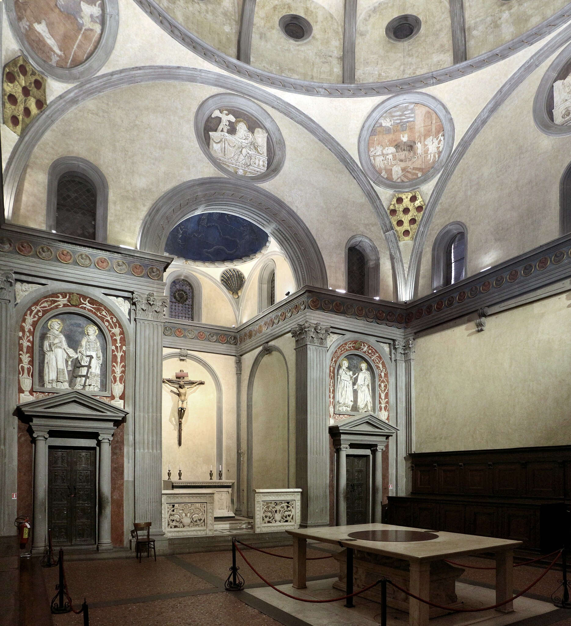 Filippo Brunelleschi, Sagrestia Vecchia (1421-1440). Foto: Francesco Bini