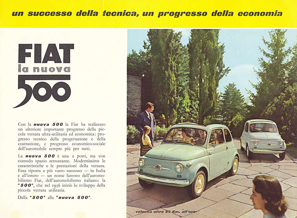 Pubblicità della FIAT 500 (1957)