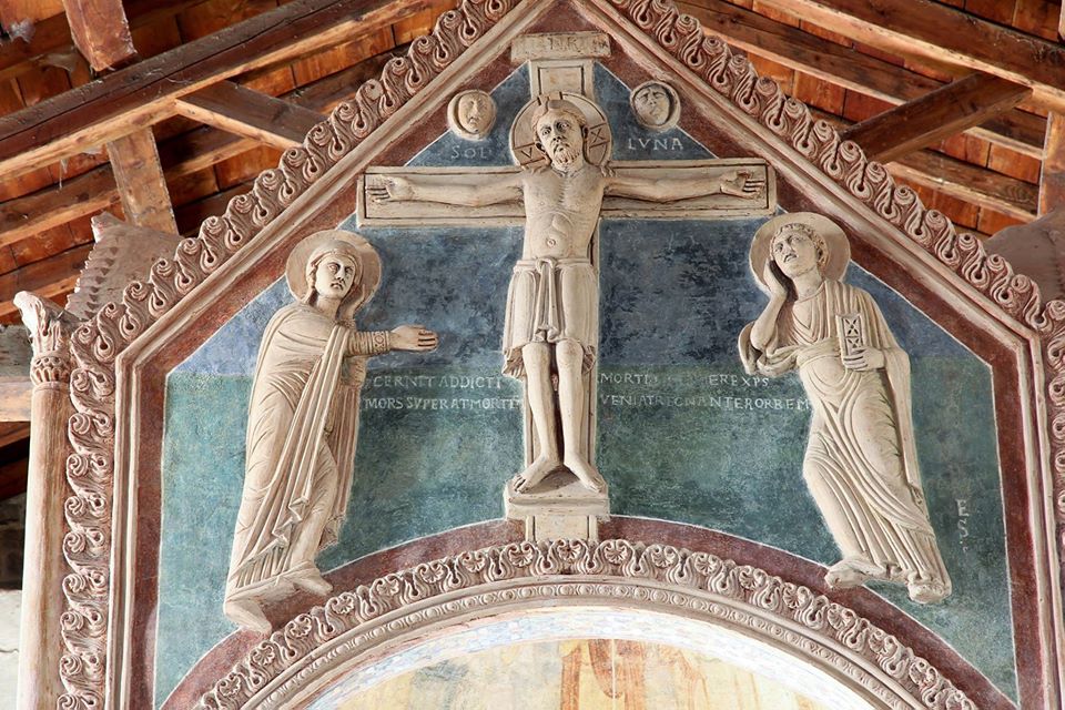 Detail of the ciborium. Photo: Friends of San Pietro al Monte