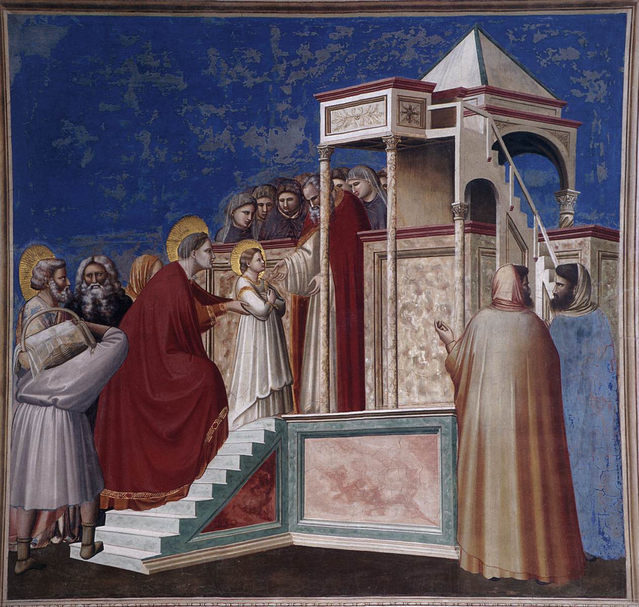 Giotto, Presentation of the Virgin in the Temple (1304-1306; fresco; Padua, Scrovegni Chapel)