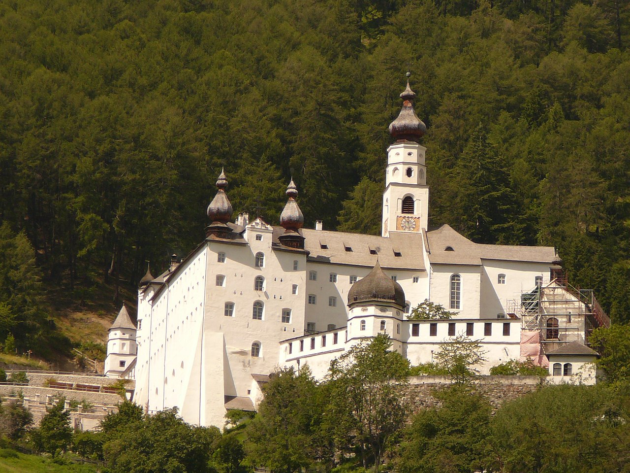 The Abbey of Monte Maria in Malles Venosta