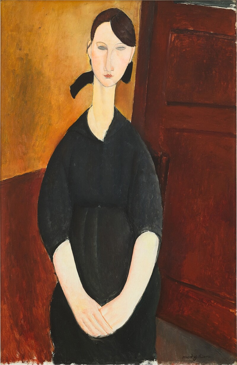 Amedeo Modigliani, Ritratto di Paulette Jourdain (1919 circa; olio su tela, 100,3 x 65,4 cm)