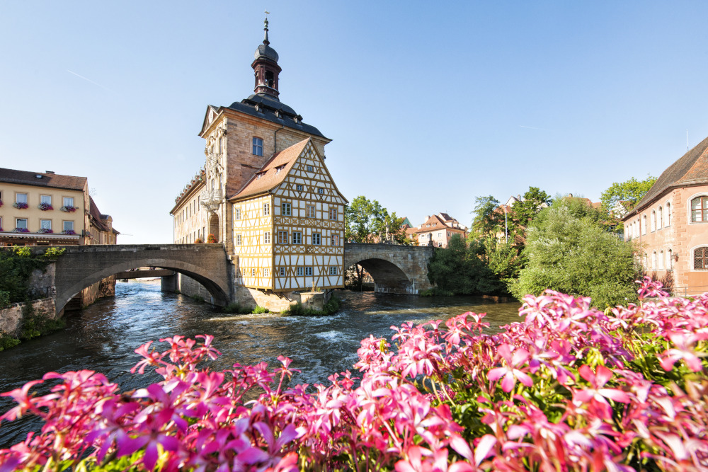 Bamberg, Old Town Hall with Bridge © GNTB, Florian Trykowski