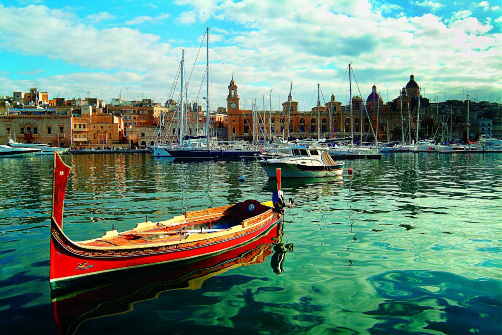 Dghajsa, the typical Maltese boat. Photo: Visit Malta