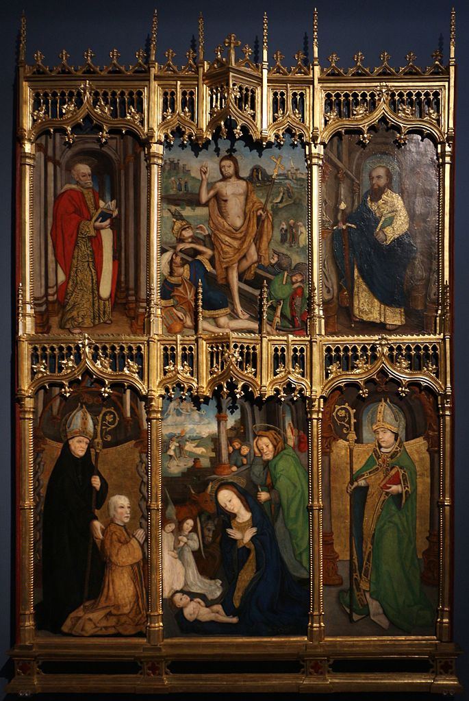 The polyptych from the workshop of Antoine de Lonhy. Photo: Francesco Bini