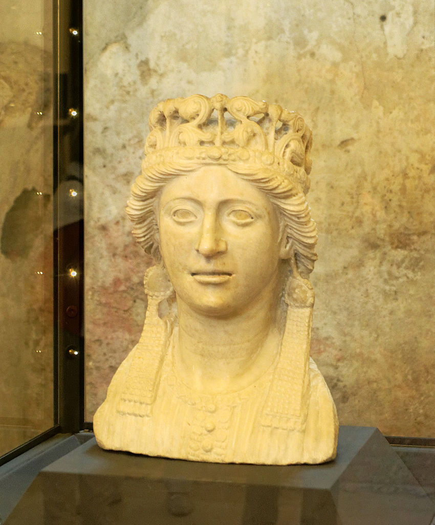 The bust of Sigilgaida Rufolo at the Cathedral Museum