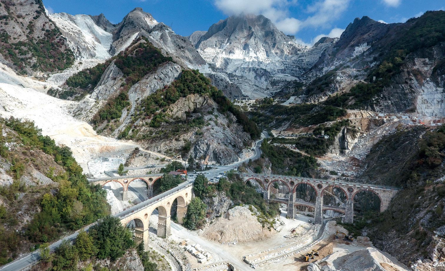 The marble quarries. Photo: Alessandro Pasquali / Danae Project