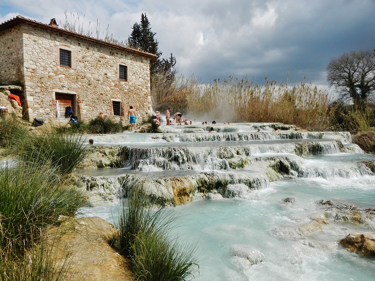 Waterfall of the Mill in Saturnia