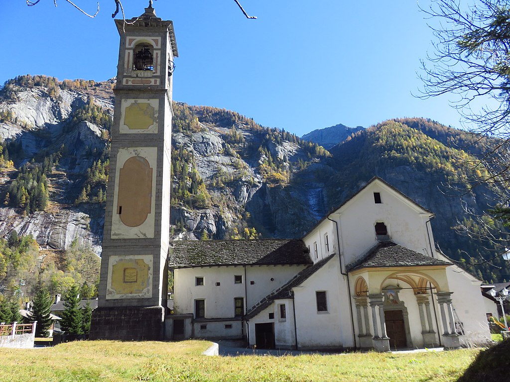 The church of St. Bernard of Menton