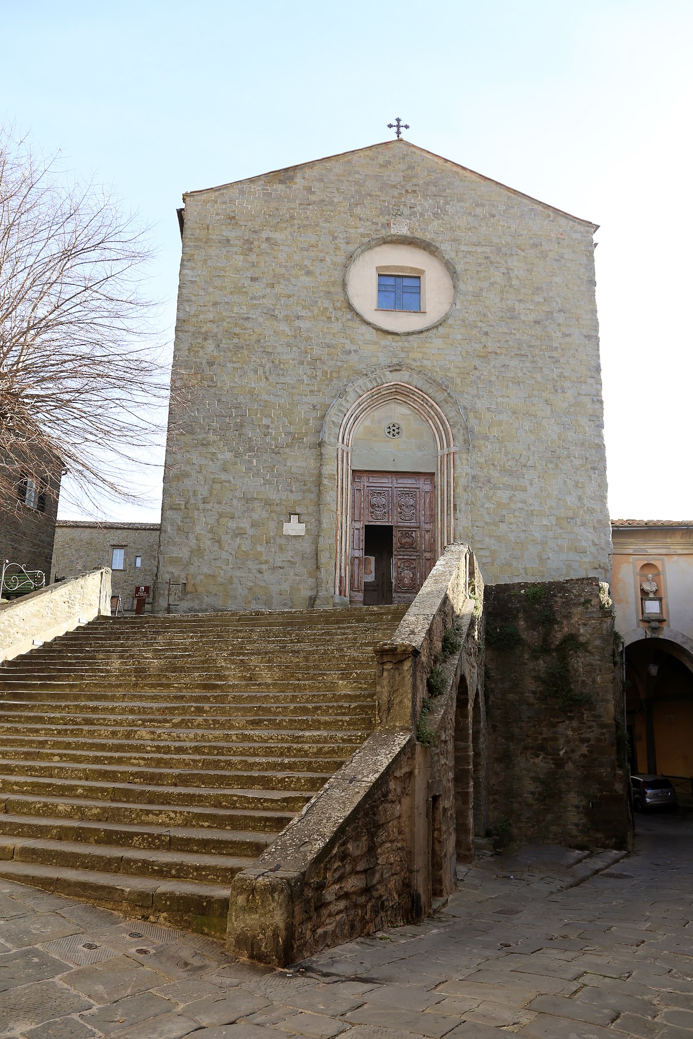 The church of San Francesco in Cortona