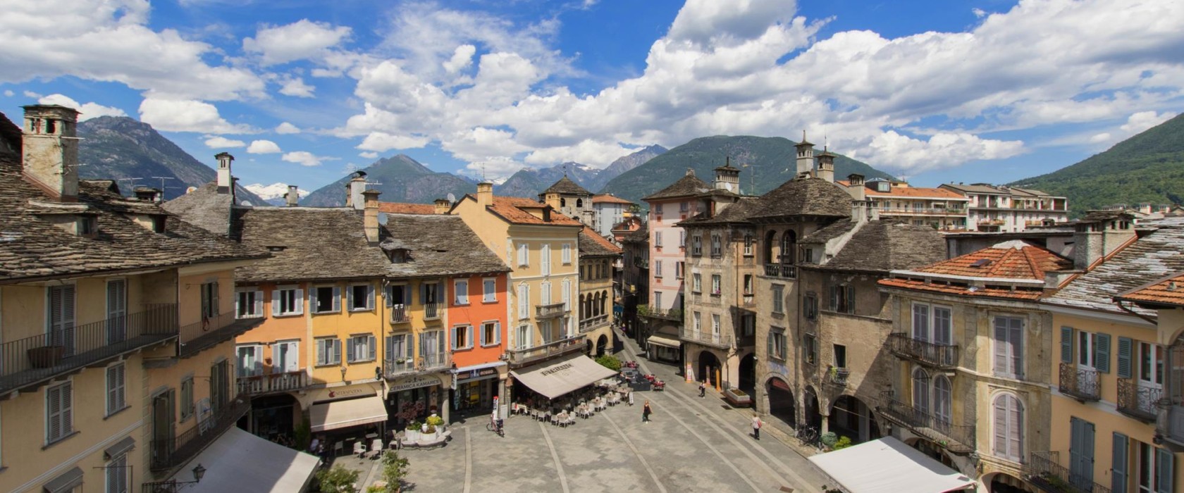 Domodossola, Market Square. Photo: Marco Benedetto Cerini / Visit Ossola