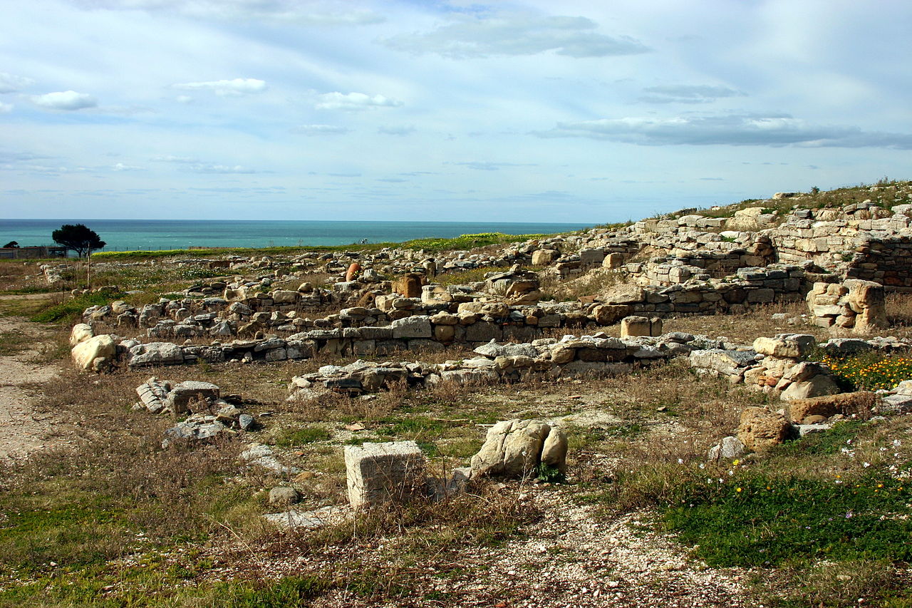 The ancient city of Heraclea Minoa
