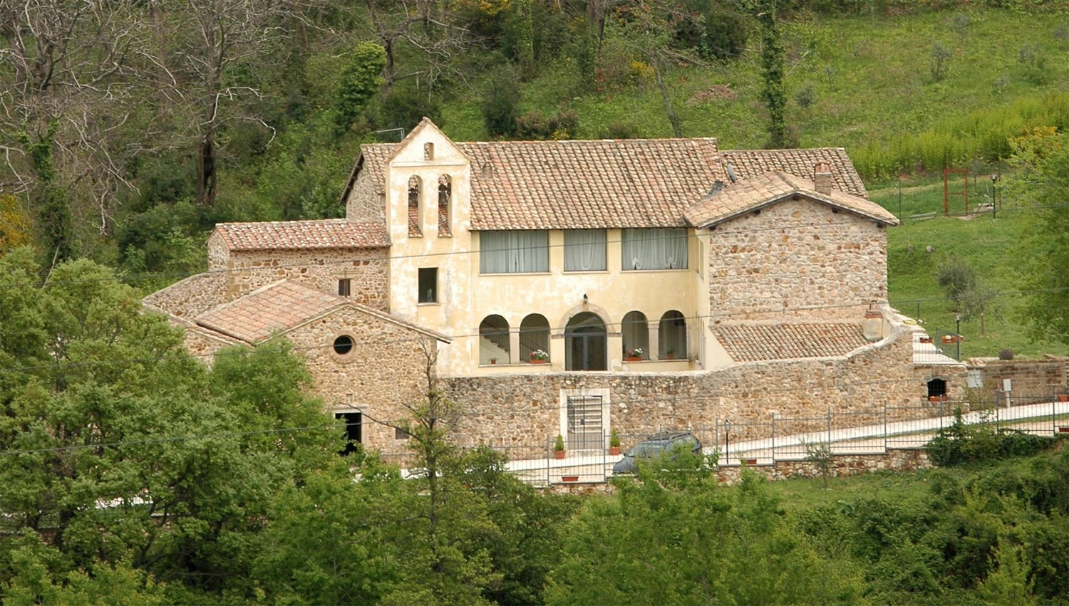 The hermitage of the Trinity in Allumiere. Photo: Civic Museum of Allumiere