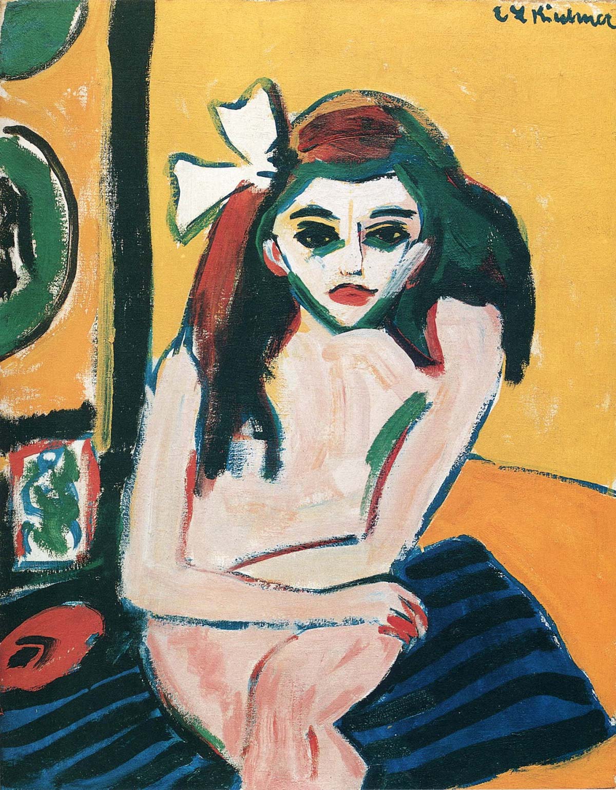 Ernst Ludwig Kirchner, Marzella (1910; olio su tela, 76 x 60 cm; Stoccolma, Moderna Museet)
 Ernst Ludwig Kirchner, Marzella (1910; olio su tela, 76 x 60 cm; Stoccolma, Moderna Museet)