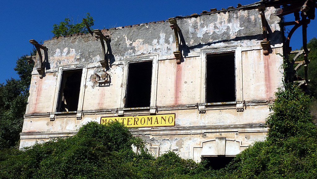 Der Bahnhof Monteromano. Foto: Dino Michelini