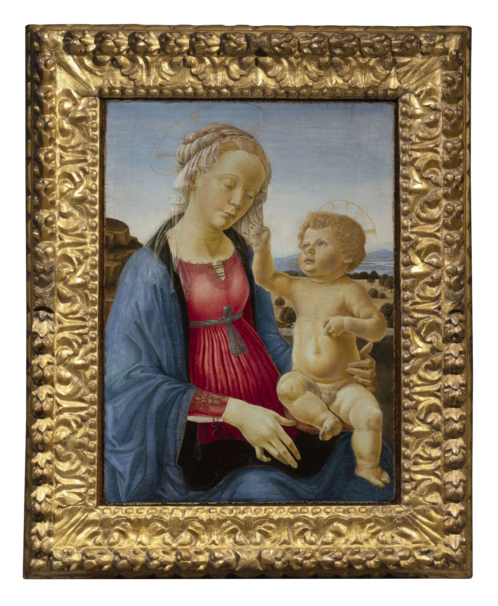Domenico Ghirlandaio, Madonna Wendelstadt (1472 circa; tempera grassa su tavola, 60 x 44 cm)